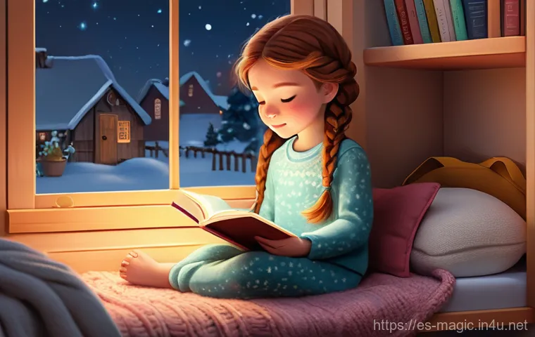 마술과 오락의 결합 - **Prompt 1: Cozy Reading Nook**
    "A heartwarming, detailed illustration of a cheerful 8-year-old ...
