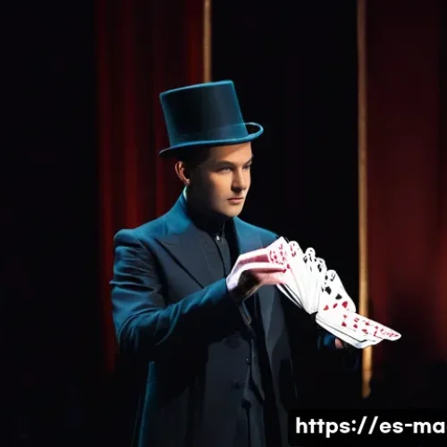 마술가 인터뷰 - **Prompt for "The Fusion of Art and Science in Magic":**
    "A master magician in elegant, dark sta...