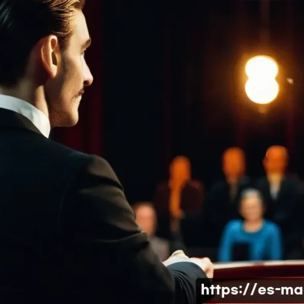 마술의 심리학적 효과 - **"The Art of Misdirection: A Magician's Subtle Deception"**
    A highly detailed, cinematic shot f...